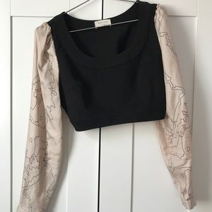 Harlyn silk sleeved shirt size small